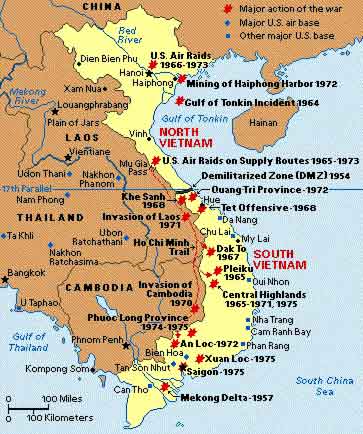 Timeline Vietnam War